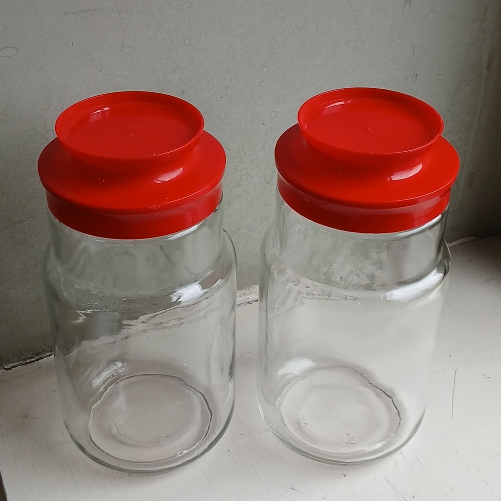 Vintage Anchor Hocking 1976 Bicentennial Maxwell House Coffee Glass Canisters - Picture 5 of 6